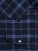 Men's Ely Cattleman Short Sleeve Western Wrinkle Resistant Plaid Snap Shirt