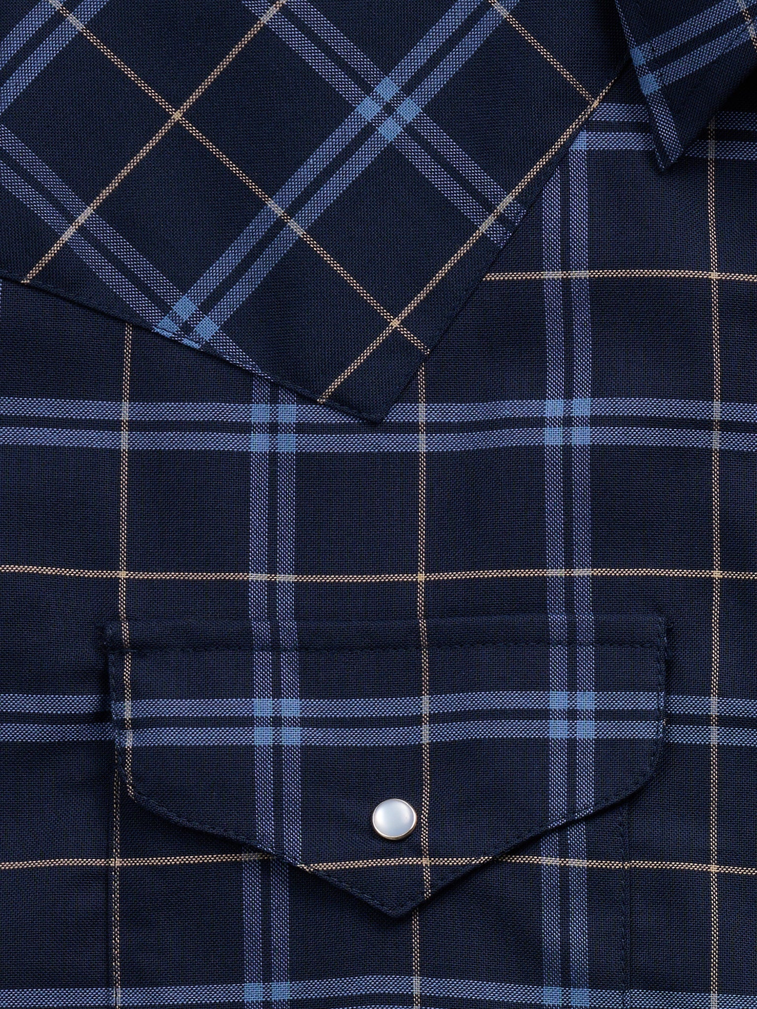 Men's Ely Cattleman Short Sleeve Western Wrinkle Resistant Plaid Snap Shirt