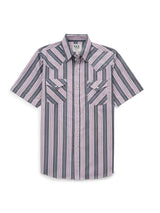 Men's Ely Cattleman Short Sleeve Stripe Western Snap Shirt - Ely Cattleman - Flyclothing LLC