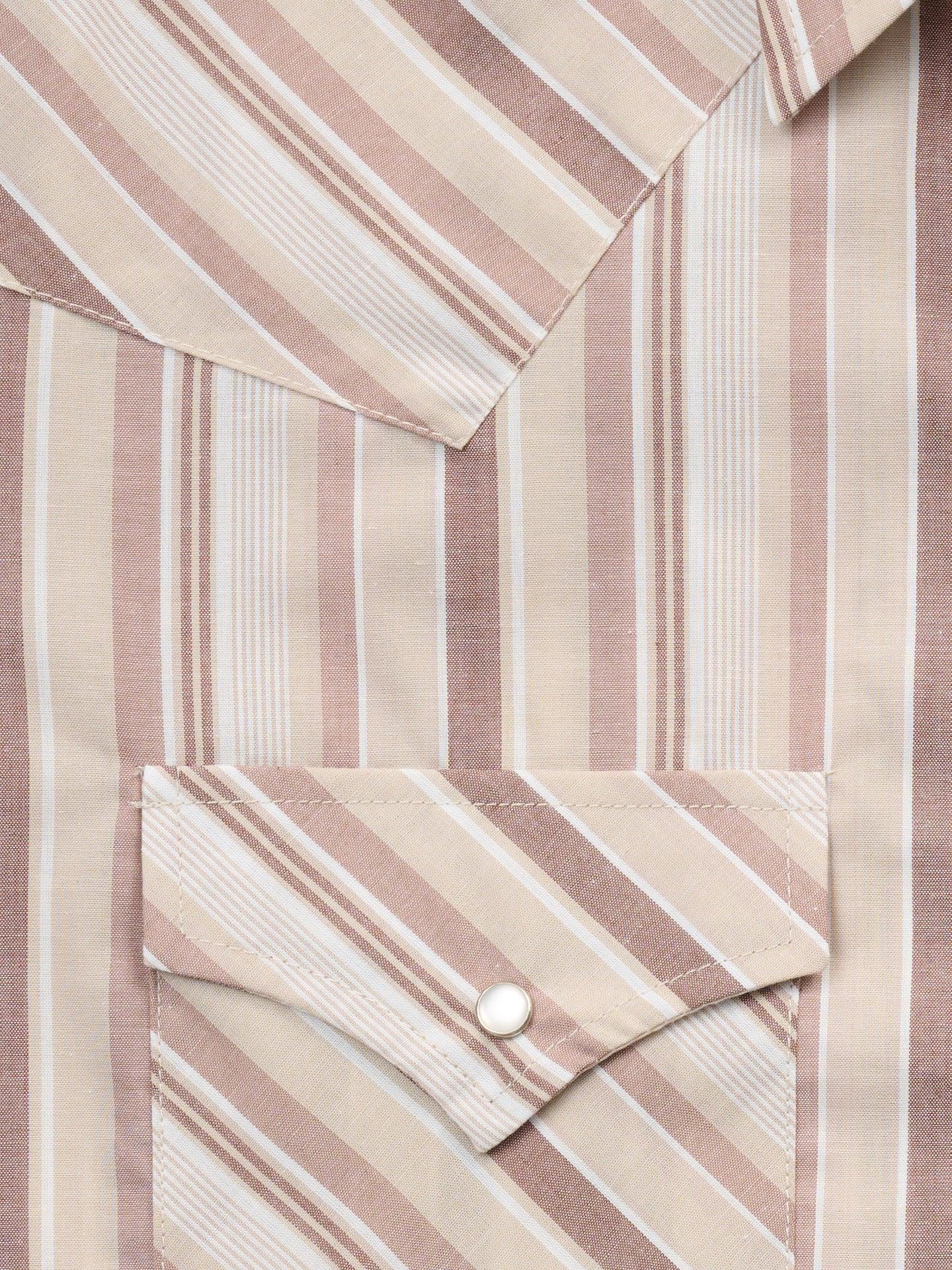 Men's Ely Cattleman Short Sleeve Stripe Western Snap Shirt - Ely Cattleman - Flyclothing LLC