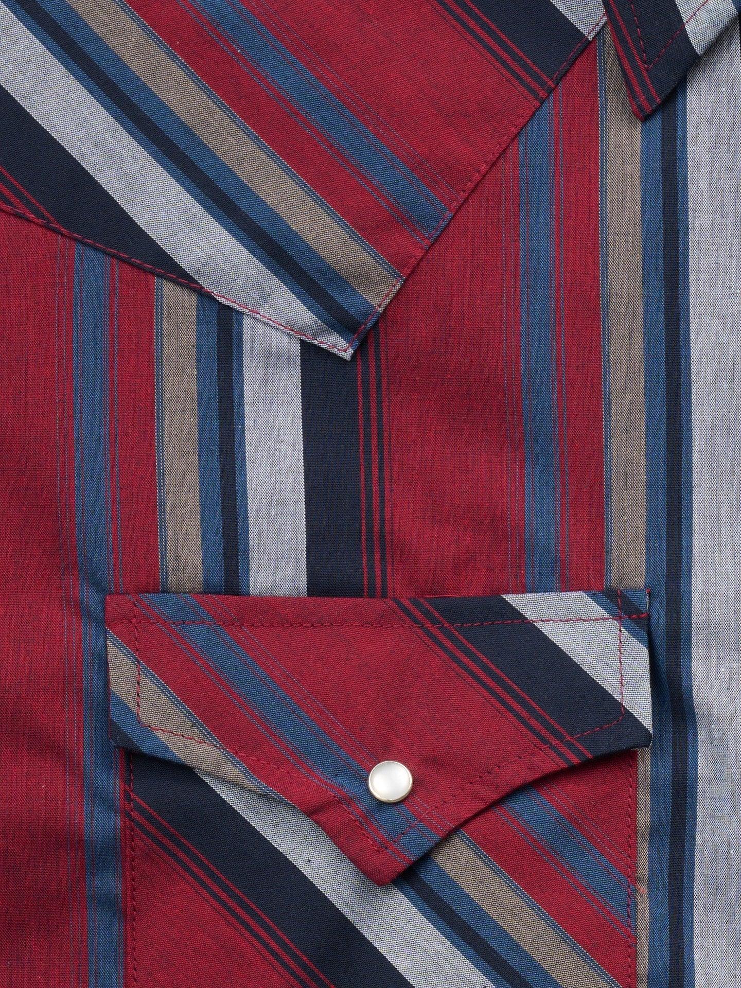 Men's Ely Cattleman Short Sleeve Stripe Western Snap Shirt - Ely Cattleman - Flyclothing LLC