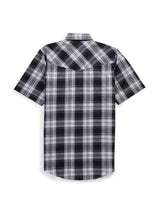 Men's Ely Cattleman Short Sleeve Plaid Western Snap Shirt - Ely Cattleman - Flyclothing LLC