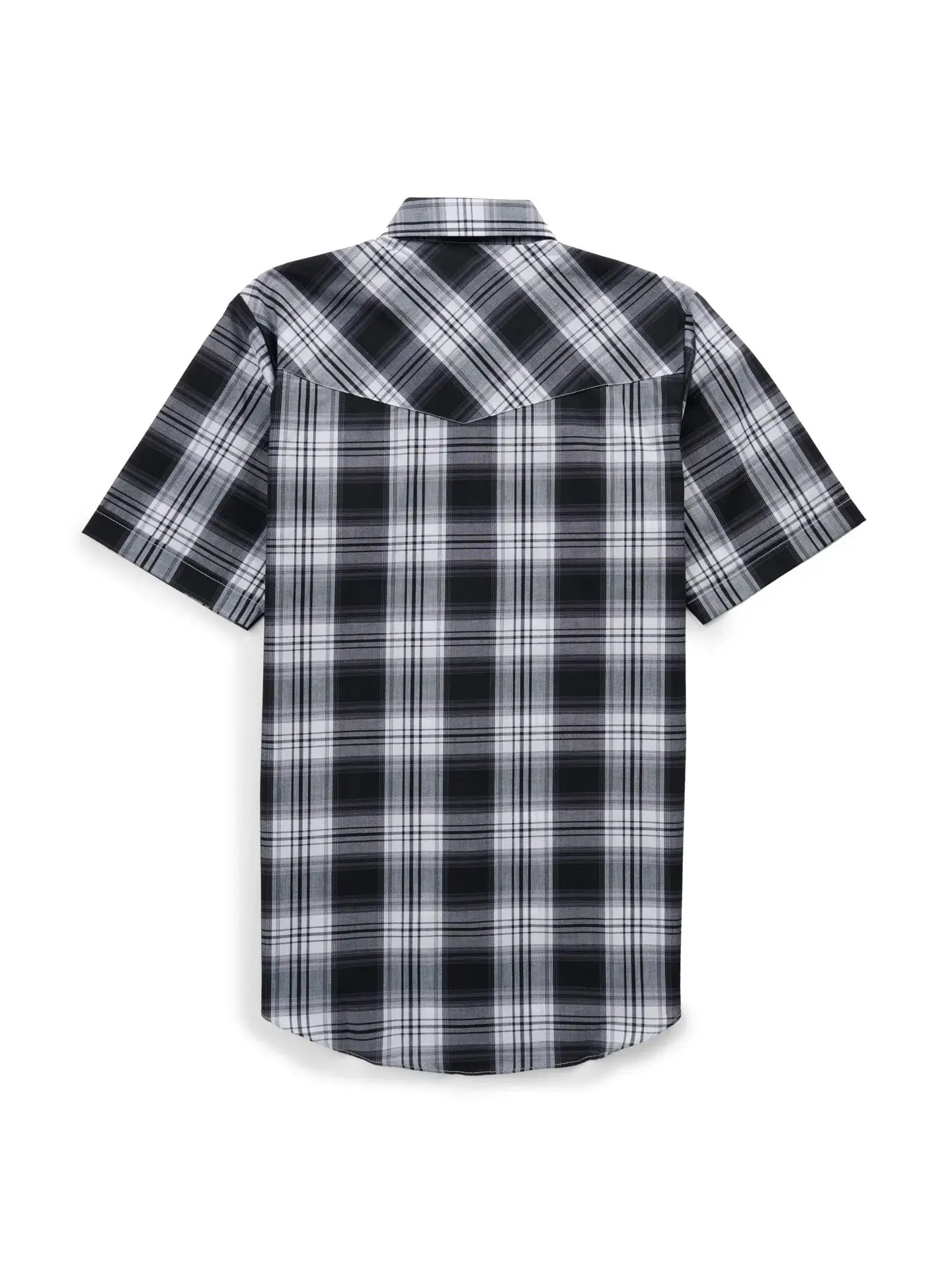 Men's Ely Cattleman Short Sleeve Plaid Western Snap Shirt - Ely Cattleman - Flyclothing LLC
