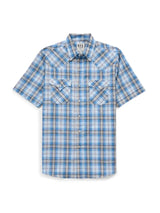 Men's Ely Cattleman Short Sleeve Plaid Western Snap Shirt - Ely Cattleman - Flyclothing LLC