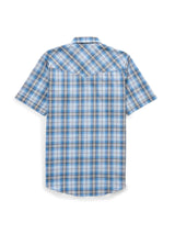Men's Ely Cattleman Short Sleeve Plaid Western Snap Shirt - Ely Cattleman - Flyclothing LLC