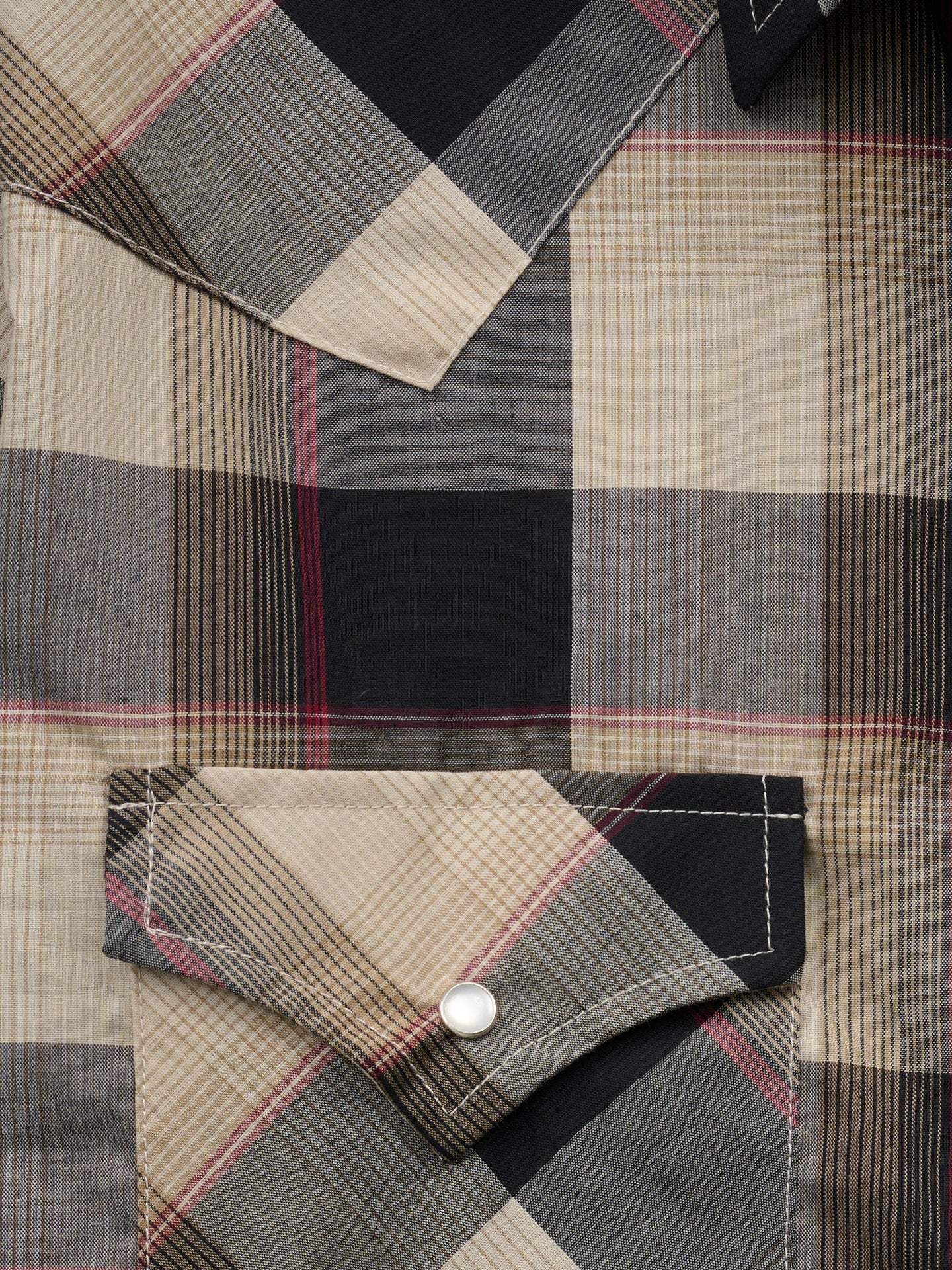 Men's Ely Cattleman Short Sleeve Plaid Western Snap Shirt - Ely Cattleman - Flyclothing LLC