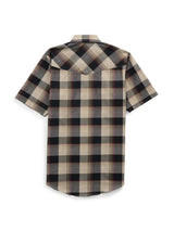 Men's Ely Cattleman Short Sleeve Plaid Western Snap Shirt - Ely Cattleman - Flyclothing LLC