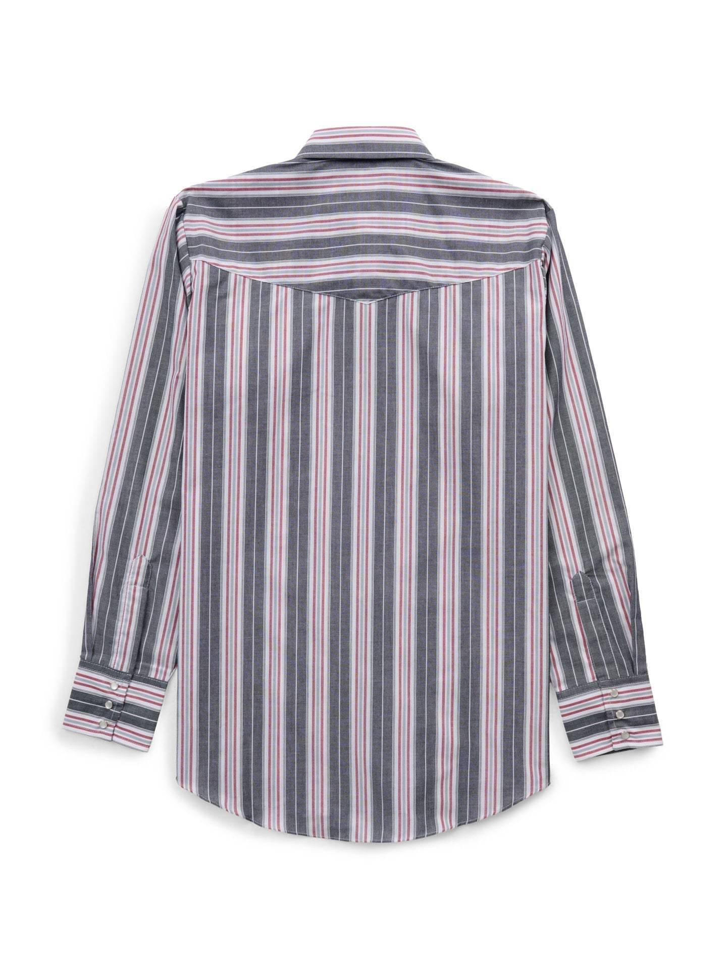 Men's Ely Cattleman Long Sleeve Stripe Western Snap Shirt - Ely Cattleman - Flyclothing LLC