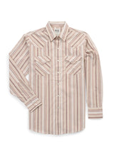 Men's Ely Cattleman Long Sleeve Stripe Western Snap Shirt - Ely Cattleman - Flyclothing LLC