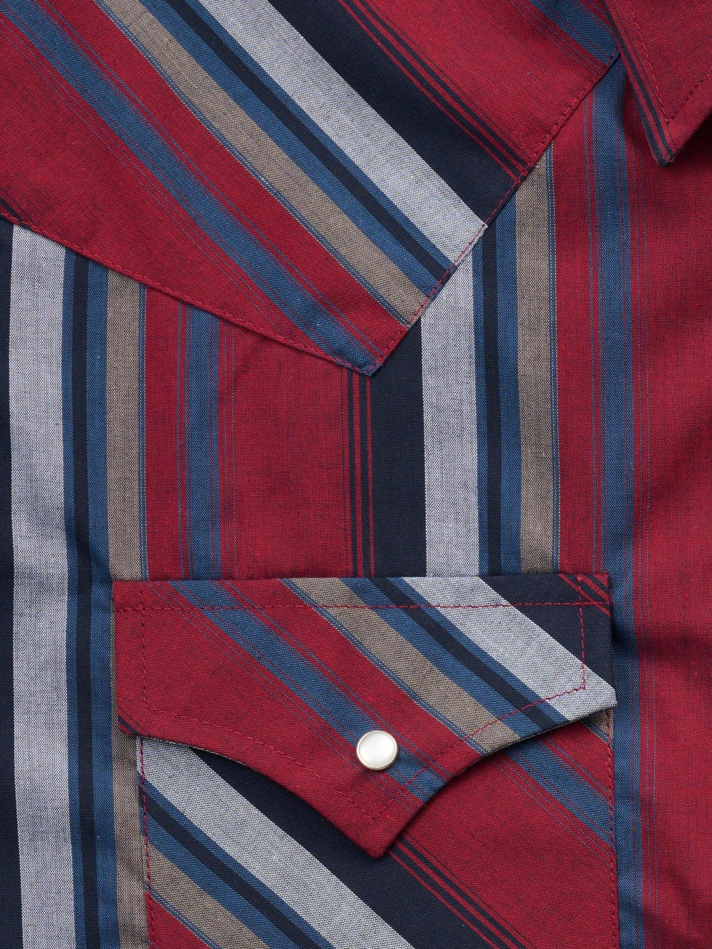 Men's Ely Cattleman Long Sleeve Stripe Western Snap Shirt - Ely Cattleman - Flyclothing LLC