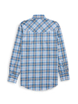 Men's Ely Cattleman Long Sleeve Plaid Western Snap Shirt