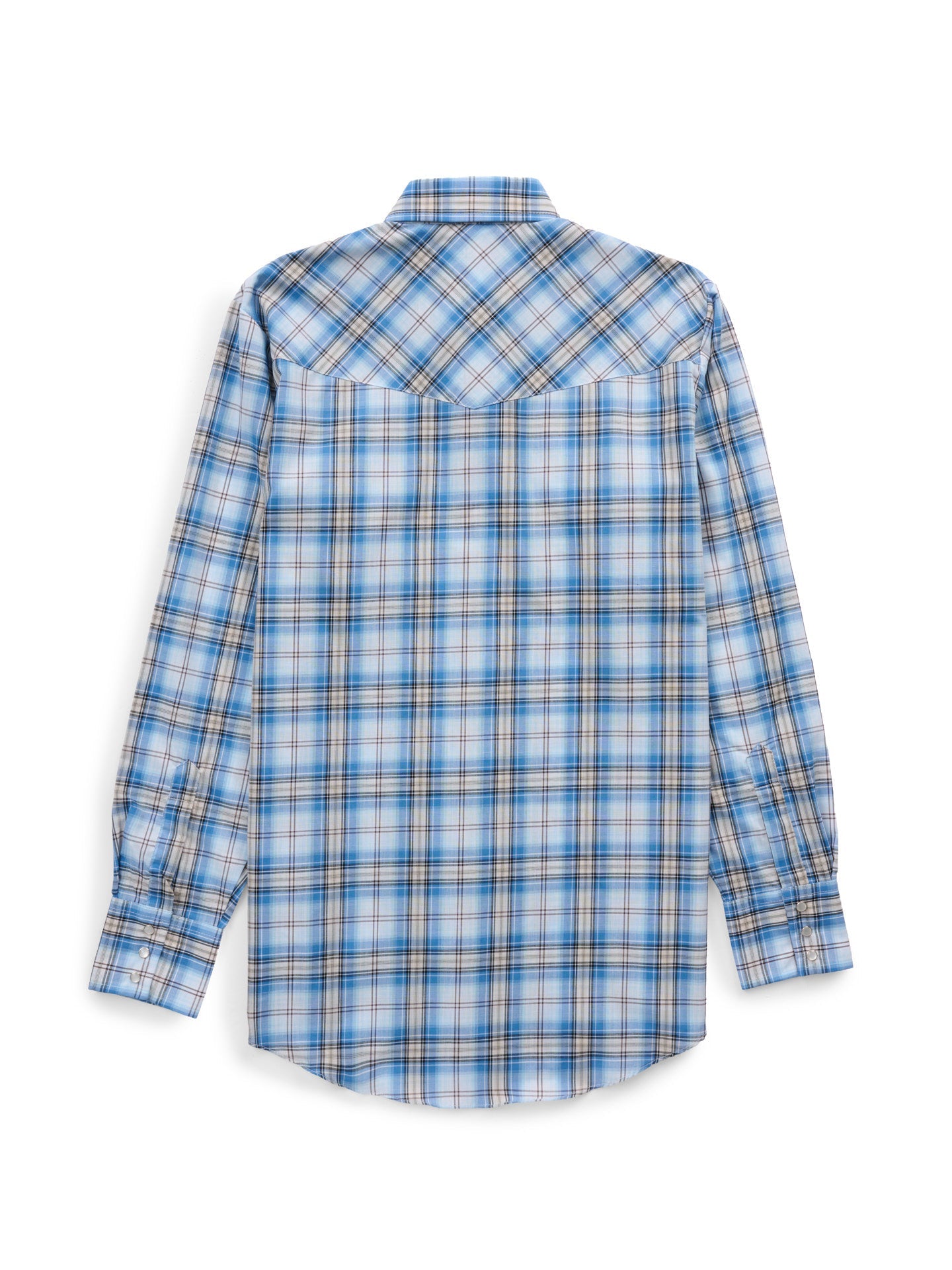 Men's Ely Cattleman Long Sleeve Plaid Western Snap Shirt