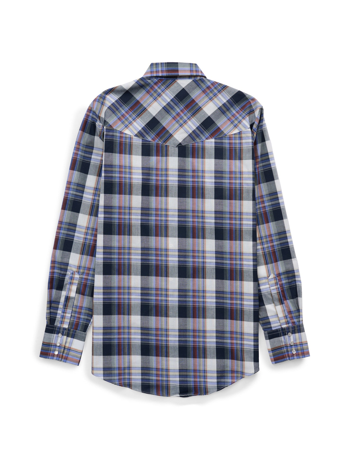 Men's Ely Cattleman Long Sleeve Plaid Western Snap Shirt