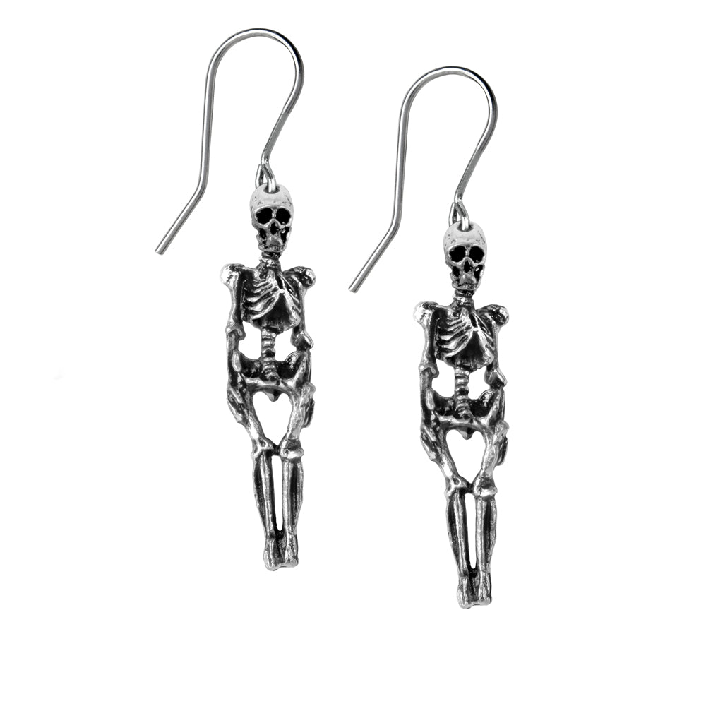 Alchemy Metal-Wear Skeleton Earrings
