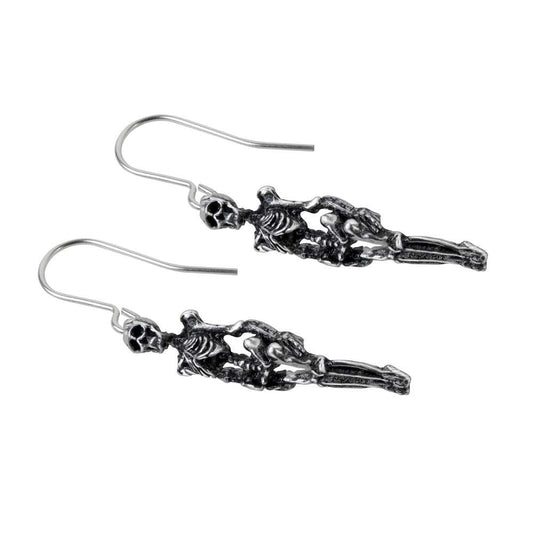 Alchemy Metal-Wear Skeleton Earrings - Alchemy Gothic - Flyclothing LLC