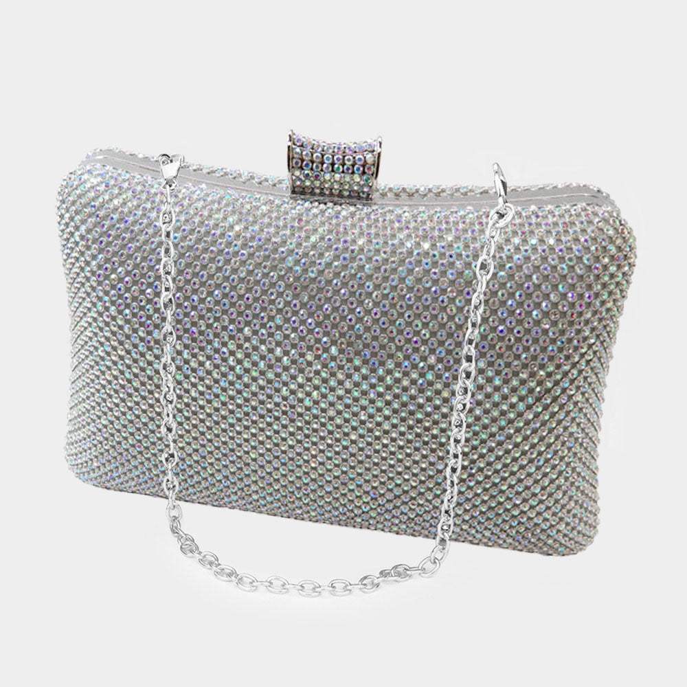 Bling Evening Tote Clutch Crossbody Bag - Madeline Love - Flyclothing LLC