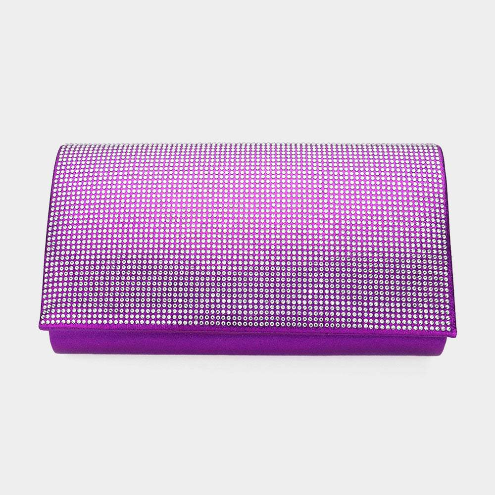 Shimmery Evening Clutch Bag - Madeline Love - Flyclothing LLC
