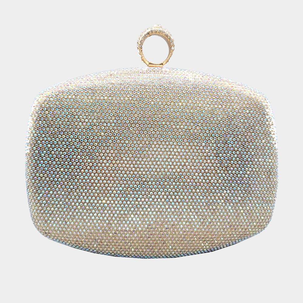 Shimmery Evening Clutch Bag - Madeline Love - Flyclothing LLC