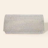 Bling Solid Evening Clutch Crossbody Bag - Madeline Love - Flyclothing LLC