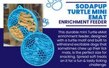 Turtle eMat-Mini Lick Mat with Suction Cups - Small Dogs & Cats | USA - SodaPup/True Dogs, LLC - Flyclothing LLC