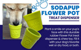 Large Flower Pot eCup Dog Treat Dispenser | Durable USA-Made Enrichment Toy | SodaPup - SodaPup/True Dogs, LLC - Flyclothing LLC