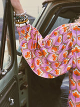 Room At The Top Balloon Sleeve Button Up Blouse - Lil Bee's Bohemian - Flyclothing LLC