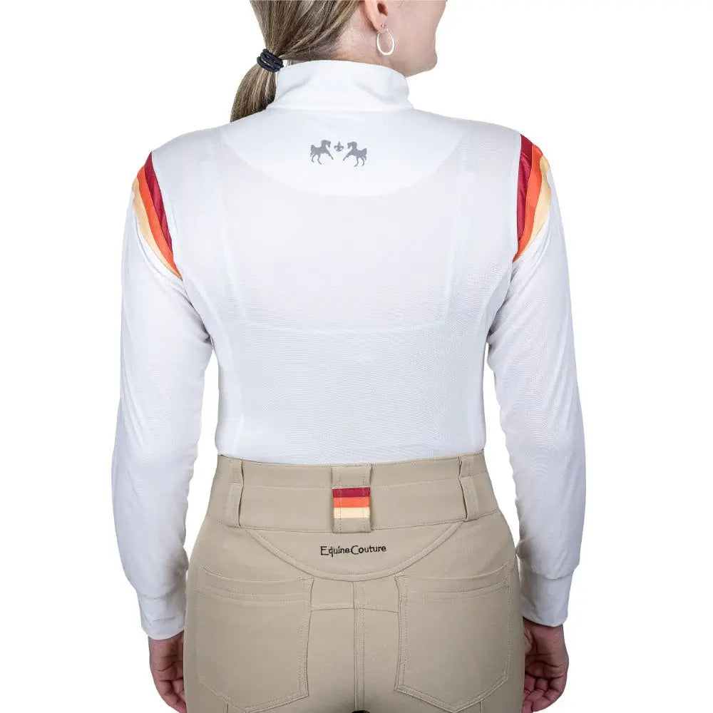 Equine Couture Gradient Long Sleeve Show Shirt - Breeches.com - Flyclothing LLC