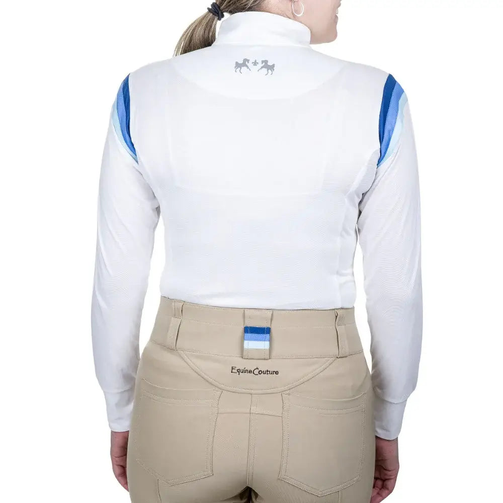Equine Couture Gradient Long Sleeve Show Shirt - Breeches.com - Flyclothing LLC