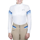 Equine Couture Gradient Long Sleeve Show Shirt w/ Arm Stripes - Breeches.com - Flyclothing LLC