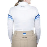Equine Couture Gradient Long Sleeve Show Shirt w/ Arm Stripes - Breeches.com - Flyclothing LLC
