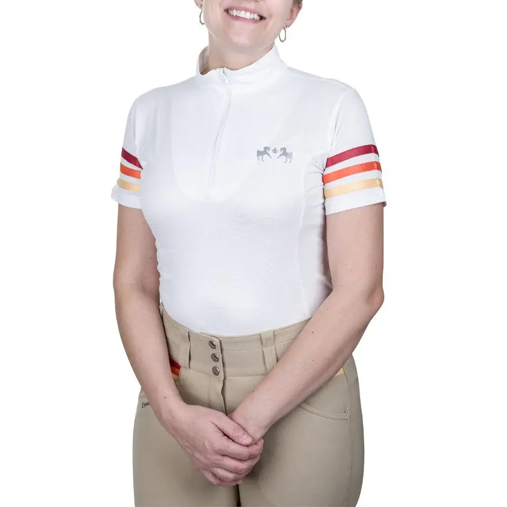 Equine Couture Gradient Short Sleeve Show Shirt - Breeches.com - Flyclothing LLC