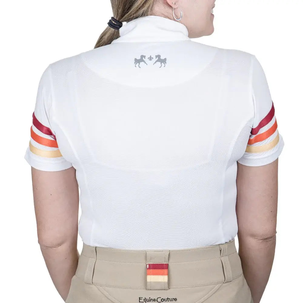 Equine Couture Gradient Short Sleeve Show Shirt - Breeches.com - Flyclothing LLC
