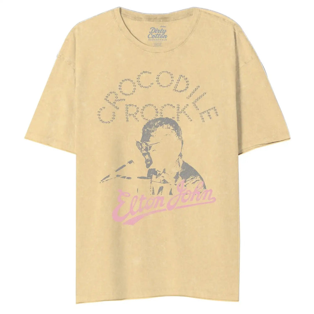 Elton John-Rockin Crocodile Elton Unisex Tee - Elton John
