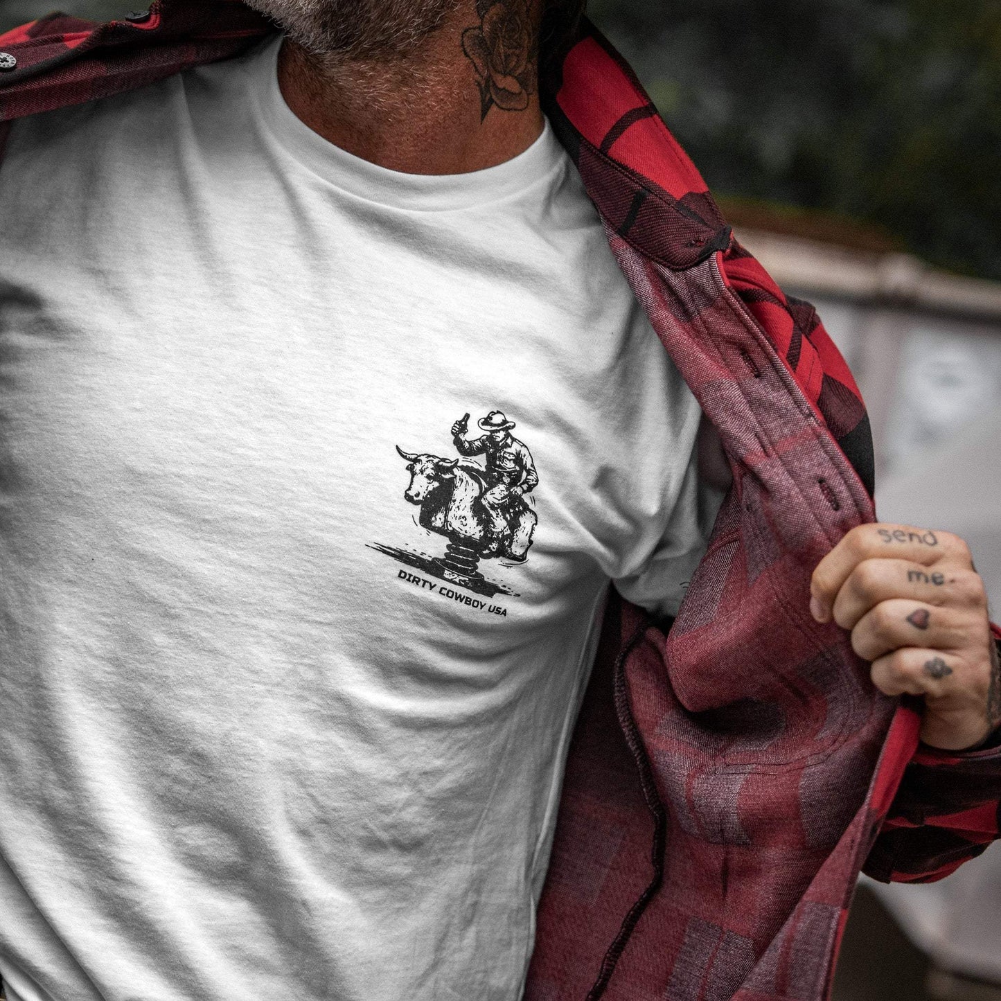 Emotional Support Cowboy Men's T-Shirt - DIRTY COWBOY USA - Flyclothing LLC