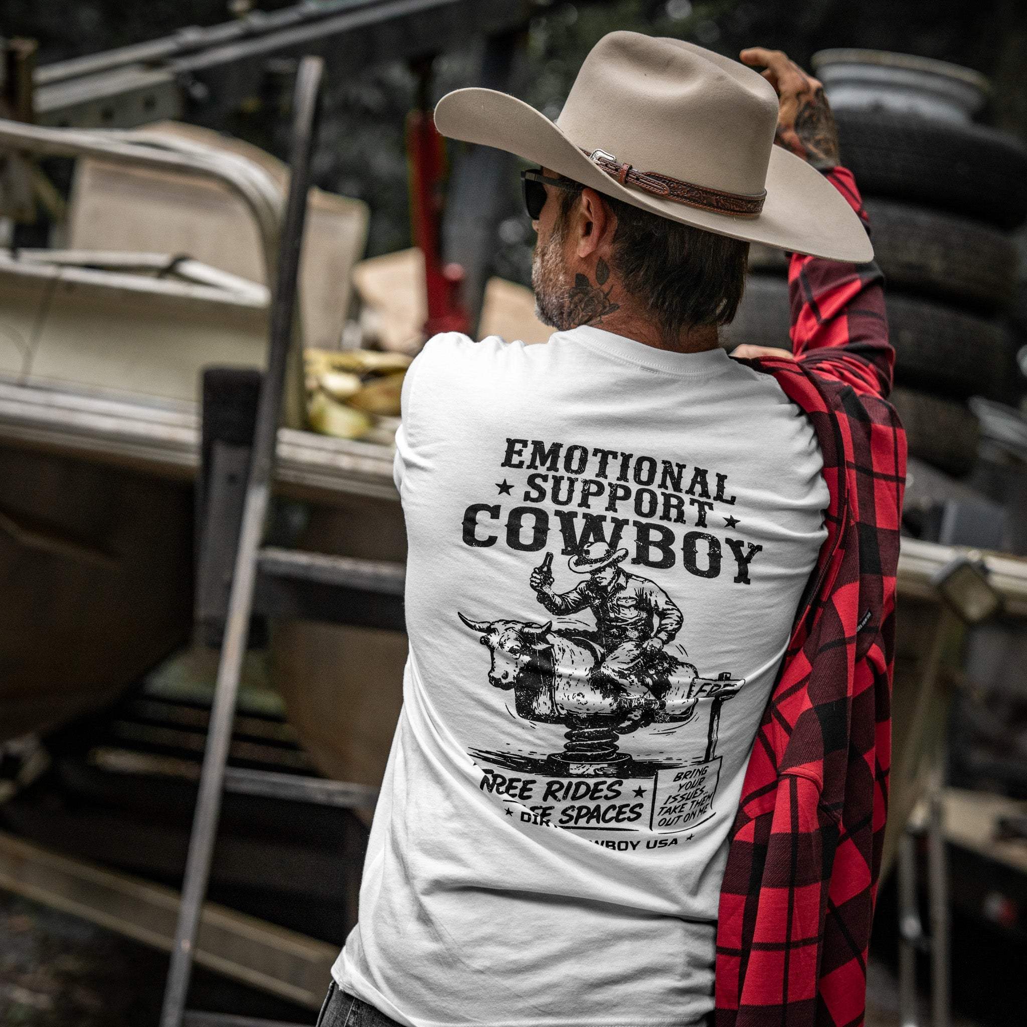 Emotional Support Cowboy Men's T-Shirt