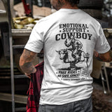 Emotional Support Cowboy Men's T-Shirt - DIRTY COWBOY USA - Flyclothing LLC