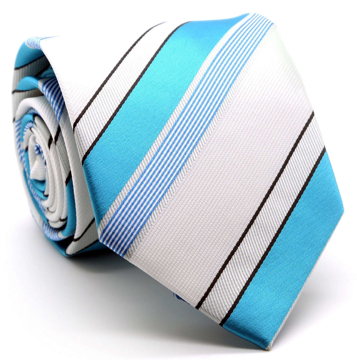 Premium Classic Modern Striped Ties - Ferrecci USA - Flyclothing LLC