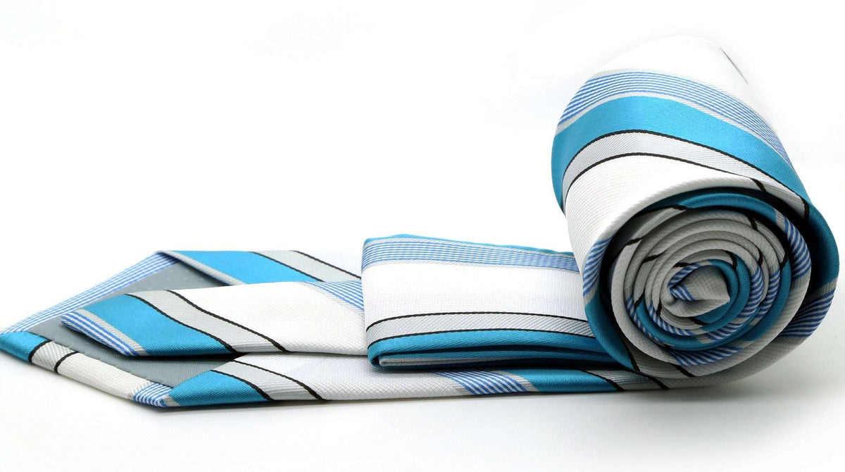 Premium Classic Modern Striped Ties - Ferrecci USA - Flyclothing LLC