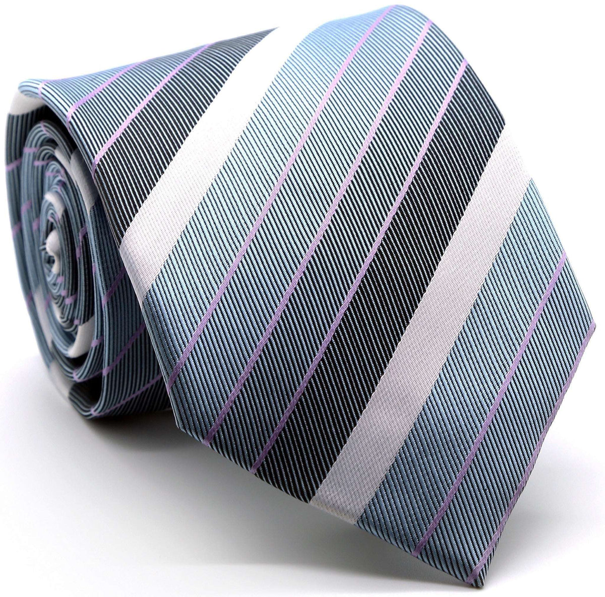 Premium Classic Modern Striped Ties - Ferrecci USA - Flyclothing LLC