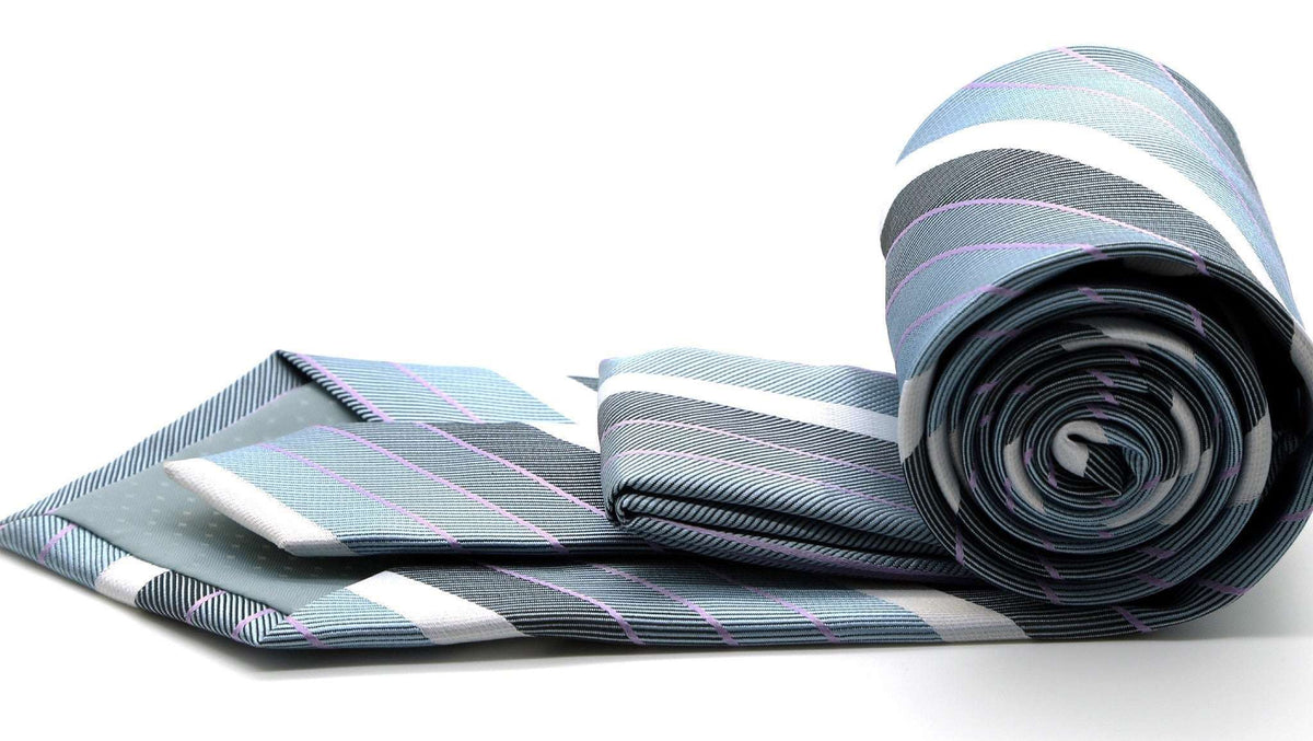 Premium Classic Modern Striped Ties - Ferrecci USA - Flyclothing LLC