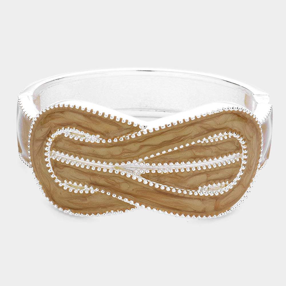 Hinged Enamel bracelet - Madeline Love - Flyclothing LLC