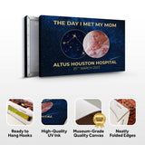 Mother's Day Sign The Day I Met My Mom - Tailored Canvases - Flyclothing LLC