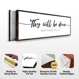 Thy Will Be Done Faith Sign III - Tailored Canvases - Flyclothing LLC