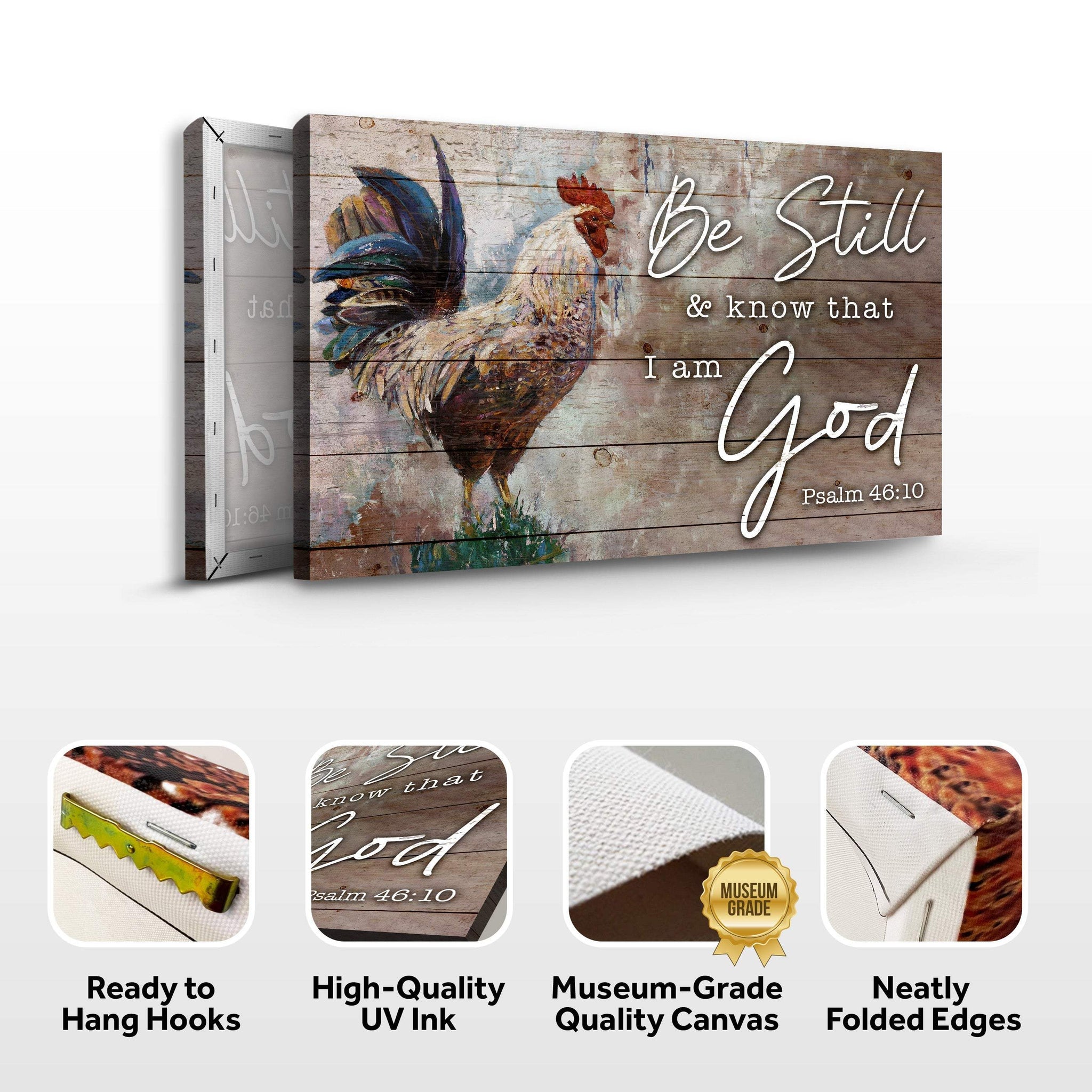 Be Still Faith Sign - Tailored Canvases - Flyclothing LLC