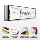 Forever Be My Always Sign - Tailored Canvases - Flyclothing LLC