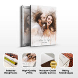 Custom Couple Watercolor Portrait - Tailored Canvases - Flyclothing LLC
