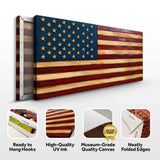 Old Glory American Flag Wall Art II - Tailored Canvases - Flyclothing LLC