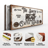 Branded Cattle Ranch Sign IV - Tailored Canvases - Flyclothing LLC