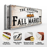 Farmers Fall Market Sign - Tailored Canvases - Flyclothing LLC