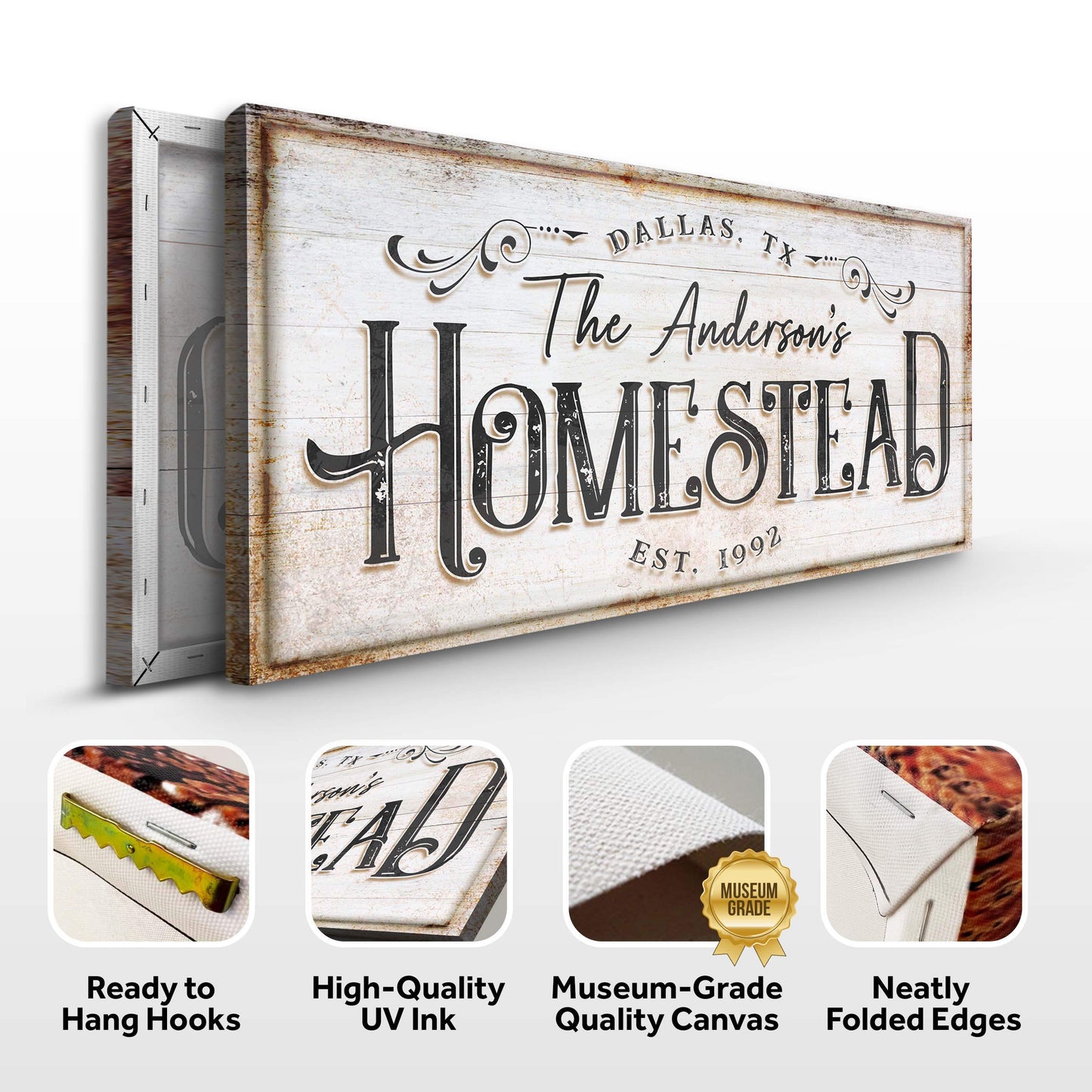 Homestead Sign VII - Tailored Canvases - Flyclothing LLC